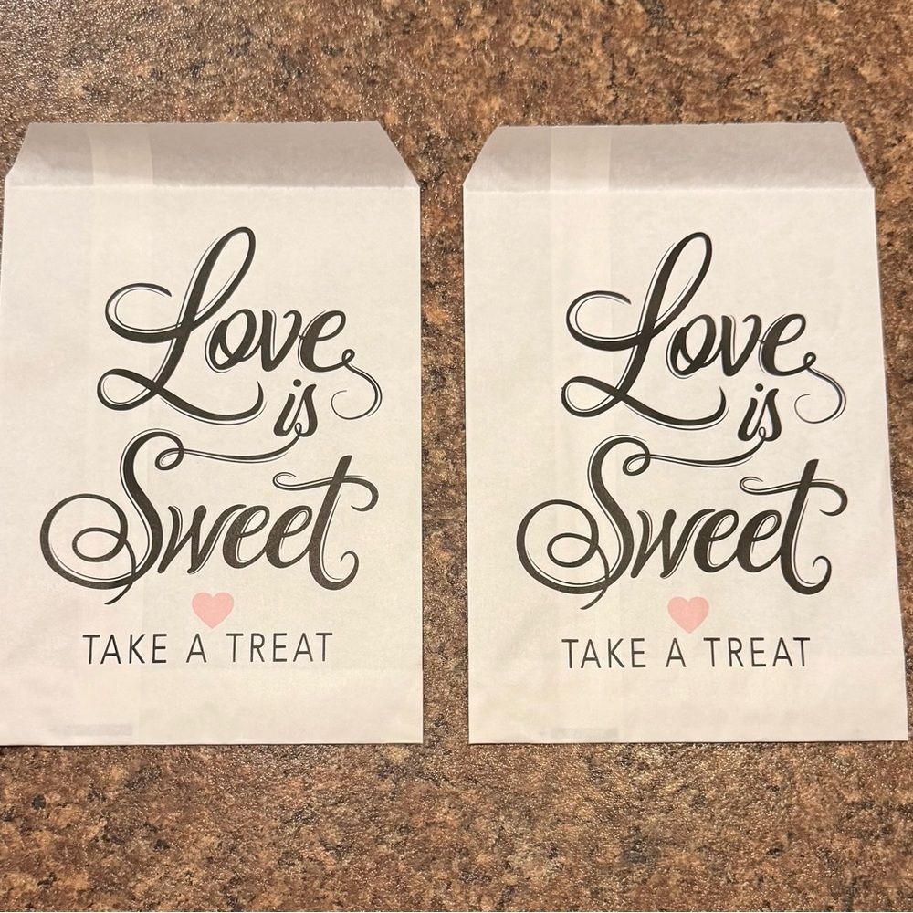 “Love is Sweet” Party Favor Bags (200pcs)